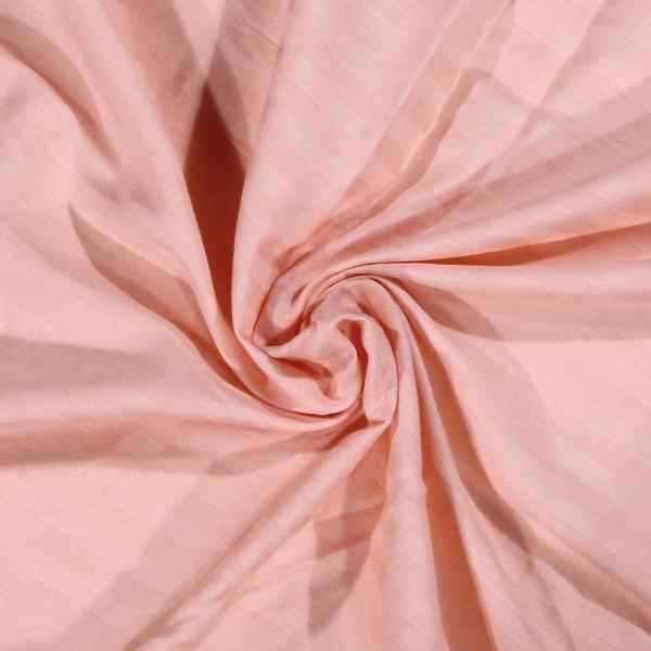 RdTrend Linen 100% Cotton 210 TC King Size Flat Bed Sheet With 2 Pillow Covers(Peach) R-1705