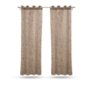 9 feet Long Door Curtains Polyester Room Darkening Set Of 2 (Beige) 20