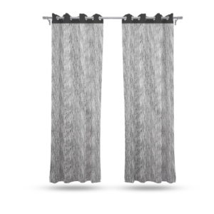 9 feet Long Door Curtains Polyester Room Darkening Set Of 2 (Grey) 28