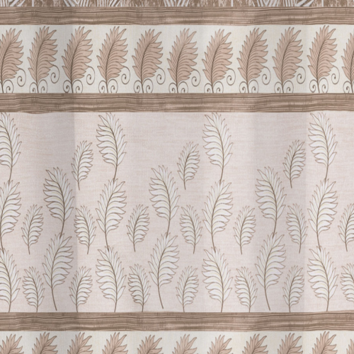5 Feet Window Curtains Polyester Room Darkening Set Of 2 (Henna)