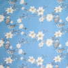 Glace Cotton‎ Single Flat Bed Sheet With 1 Pillow Cover (Blue)37d