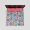 Glace Cotton Double Flat Bedsheet With 2 Pillow Covers (Pink) 16