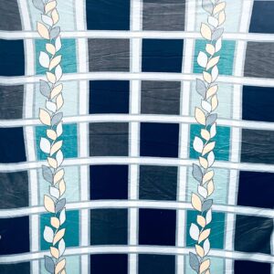 Winter Warm King Size Flat Double Bedsheet With 2 Pillow Cover (Aqua)