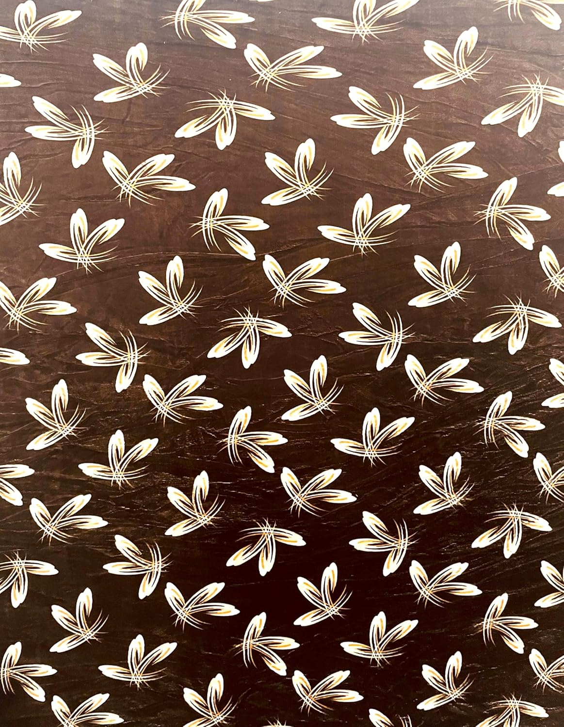 Winter Warm King Size Flat Double Bedsheet With 2 Pillow Cover (Coffee)