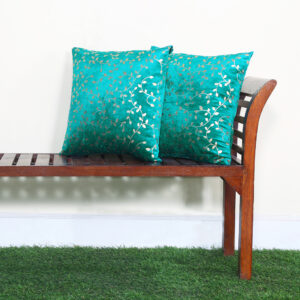 RD TREND Velvet Cushion Covers 16 x 16 inches,Set of 2 (Sea Green)