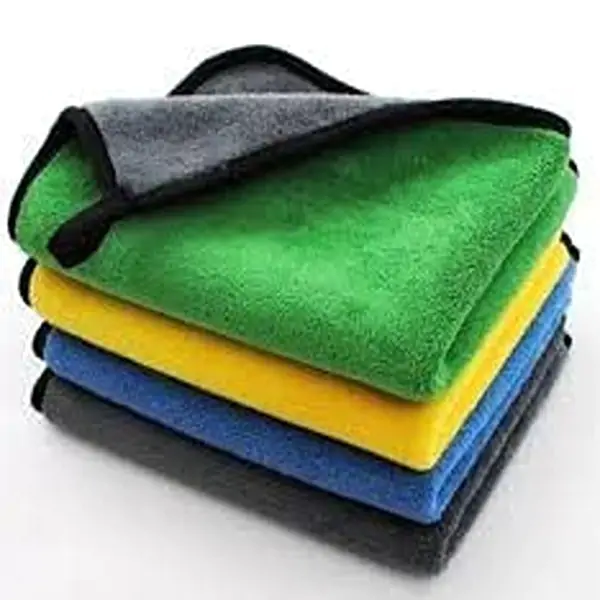 Microfiber Cleaning Cloths, 6 Pcs 30x40cms 500GSM Multicolor