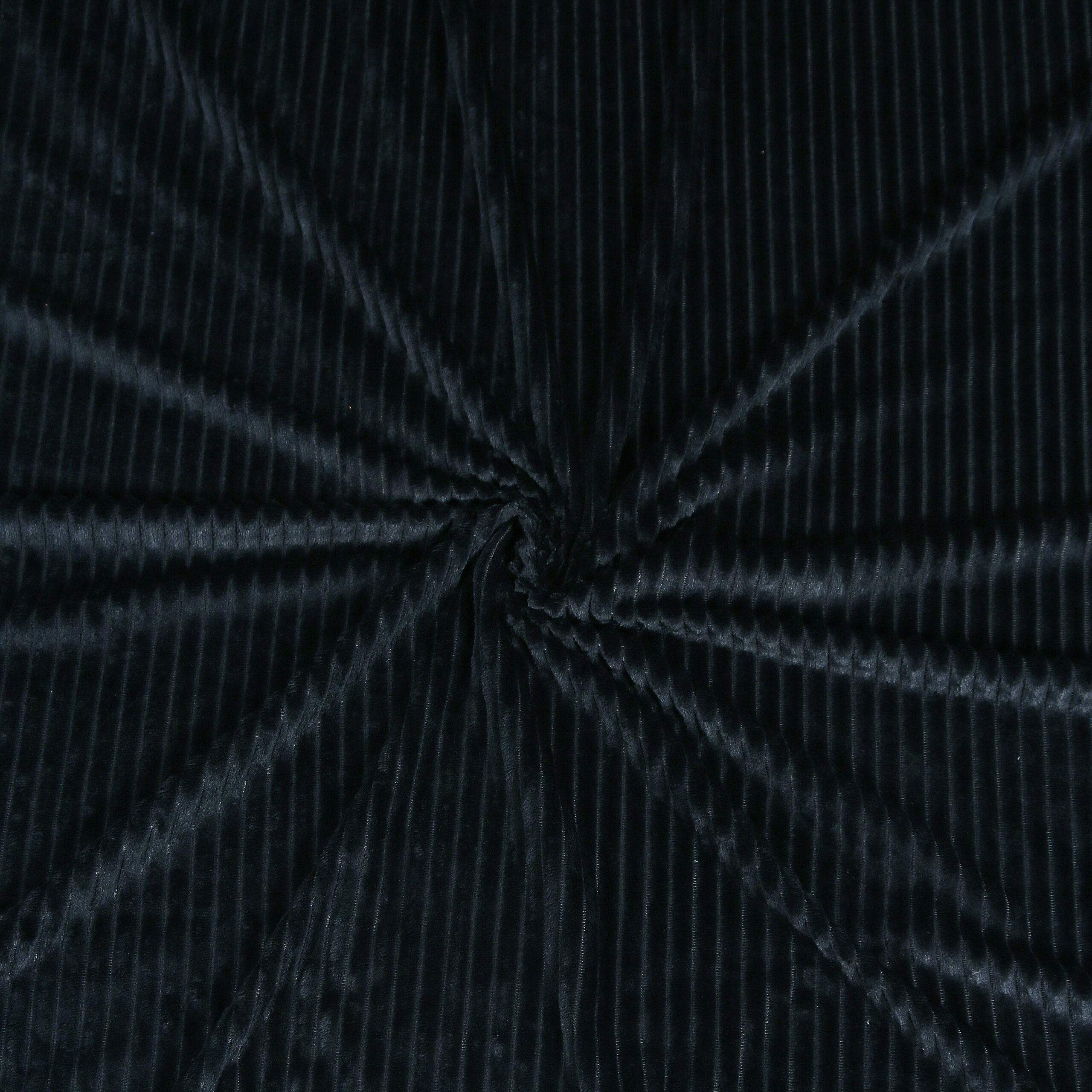 Winter Warm King Size Flat Double Bedsheet With 2 Pillow Cover (Black)