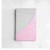 Winter Warm King Size Fitted Double Bedsheet With 2 Pillow Covers (Pink)