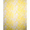 Glace Cotton Elastic Fitted Double Bed Sheet With 2 Pillow Covers (Yellow)