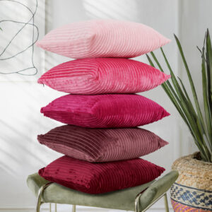 RD TREND Ultra Soft Cushion Covers 24 x 24 inches,Set of 5 (Multi-2)