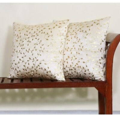 Velvet Rectangular 12x18 Inches Cushion Covers Set of 2 | Throw Pillow Covers for Sofa, Bed & Living Room | Perfect for Home Décor Cream Caramel