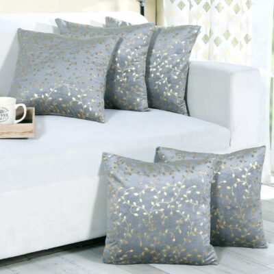 Velvet Rectangular 12x18 Inches Cushion Covers Set of 2 | Throw Pillow Covers for Sofa, Bed & Living Room | Perfect for Home Décor Cream Caramel