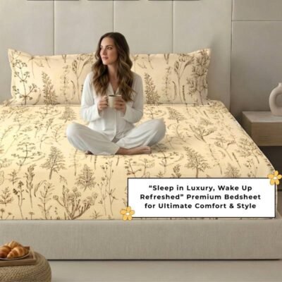 Bedsheet for Light Ivory