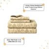 Bedsheet for Light Ivory King Fitted 1