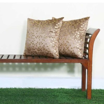 Velvet Rectangular 12x18 Inches Cushion Covers Set of 2 | Throw Pillow Covers for Sofa, Bed & Living Room | Perfect for Home Décor Cream Caramel