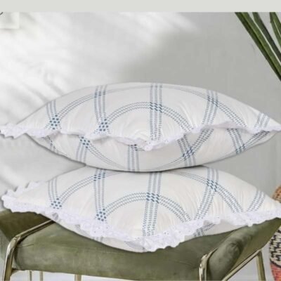 Cushion Covers Set of 2 White