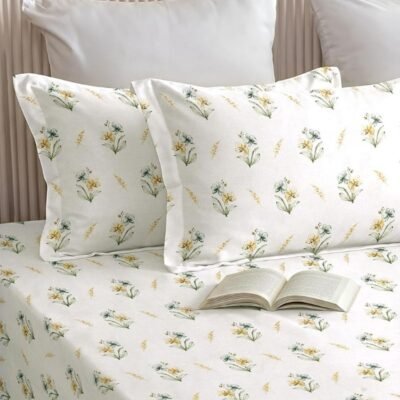 RD TREND® Premium 100% Cotton Bedsheet for Double Bed King Size(78x72x10 Inch) with 2 Pillow Covers | 144 TC Fitted Elastic All Around | Soft & Skin-Friendly | Cream